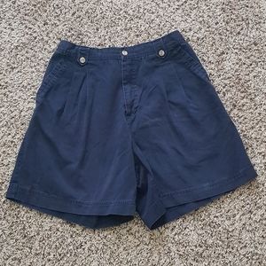 White Stag blue shorts, Mom style